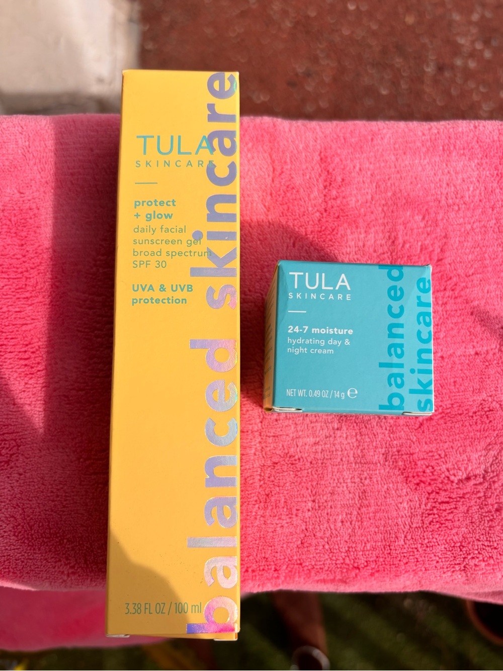 TULA Skincare Protect + Glow SPF 30 & 24-7 Moisture Cream Set